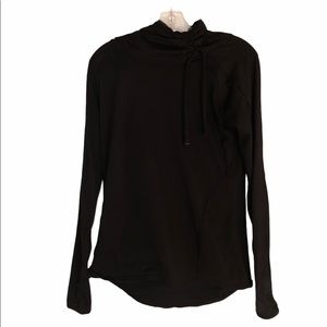 Athleta Black Cowl Neck Sweatshirt